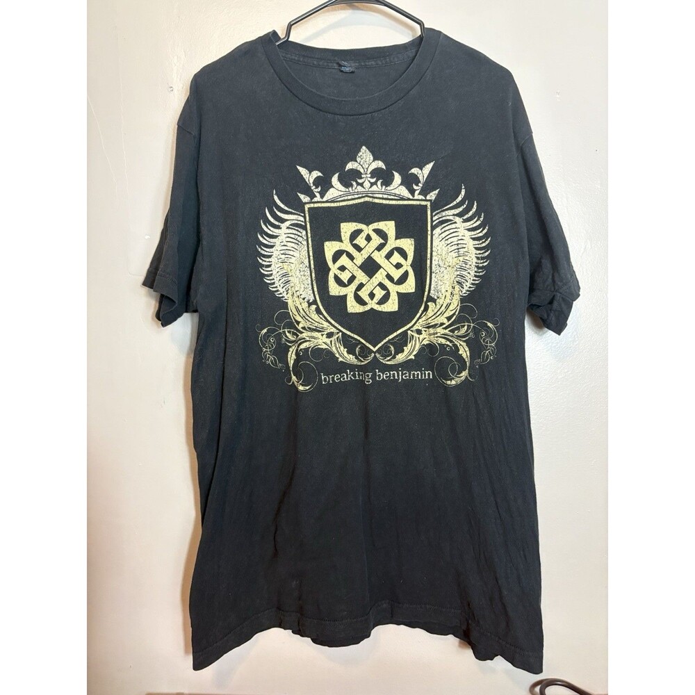 Breaking Benjamin 2016 Tour T-Shirt Mens Large Black Band Tee Concert